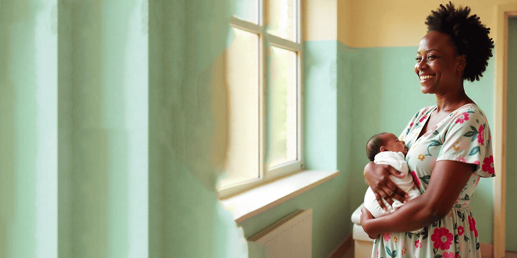 TCH - Pregnant woman with baby